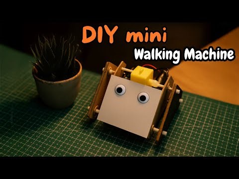 How to Make a Mini Walking Machine at Home