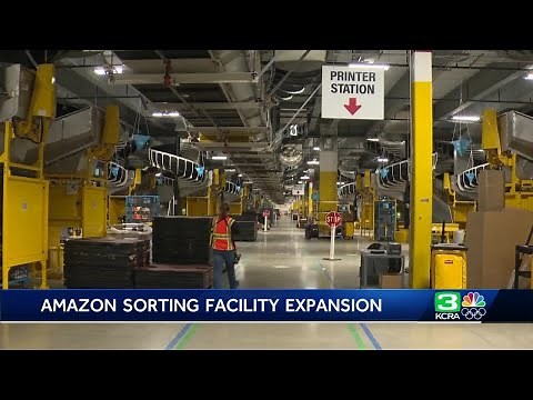 Here's a look at the new Amazon sorting facility in Tracy