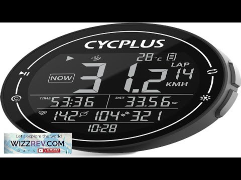 CYCPLUS GPS Bike Computer Wireless Cycling Computer ANT+ Bluetooth Bicycle Speedometer