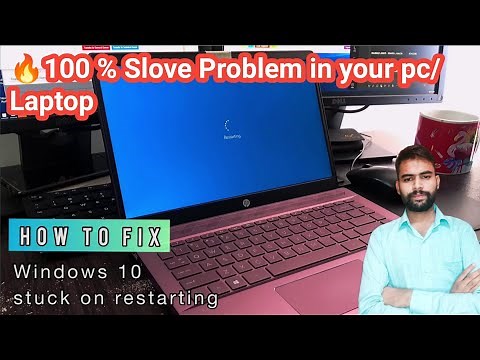 How to Fix WINDOWS 10 Stuck On Restarting Screen In Laptop | Getting Windows Ready Don't turn of pc