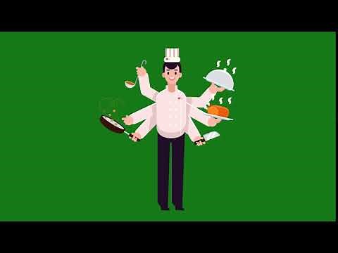 Free Animated Chef, Simple Chef Motion (Chef, Cooking, Cook)