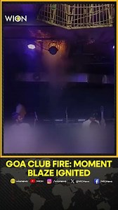 Goa Club Fire: Video Captures MOMENT When Massive Blaze Broke Out Inside Goa Nightclub | WION Shorts
