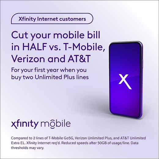 Switch to Xfinity Mobile and get a FREE 5G Phone ON US. | Xfinity