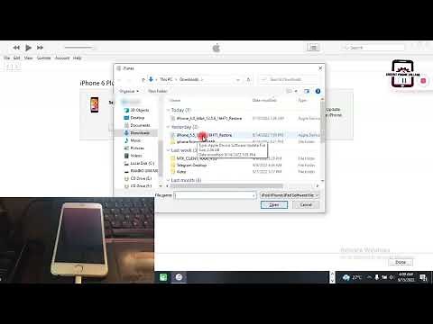 How to import ipsw firmware into iTunes 2025 | windows tutorial | IPhone Restore Factory reset up✅