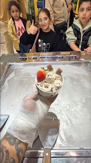 Smooth, Clean, Perfect… Ice Roll!#icecreamrolls #satisfying #asmrvideo #oddlysatisfying #foodart