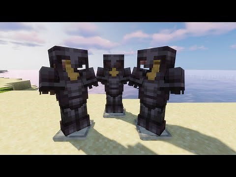 How To Craft NETHERITE ARMOR 1.20 ( JAVA & BEDROCK )