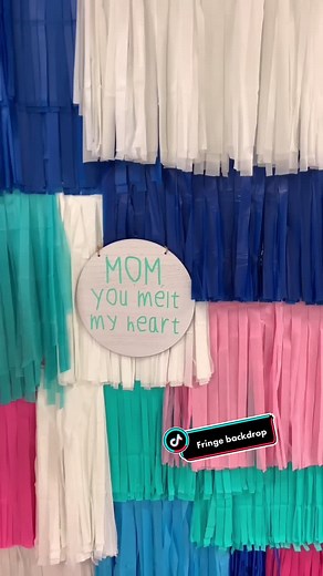 DIY Fringe Tablecloth Backdrop for Party Decor - Virginia Tufte