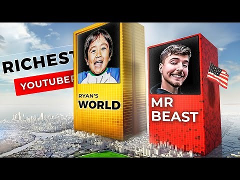 💲TOP Richest Youtube Stars 2023 ►3D