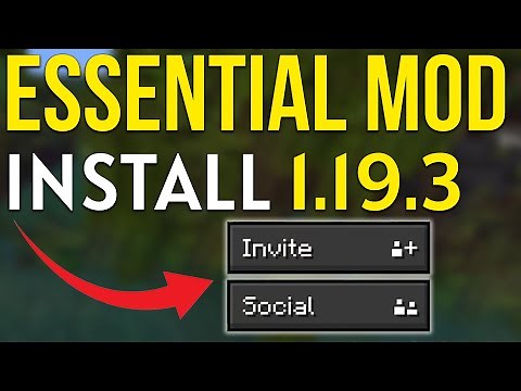 How To Download & Install the Essential Mod in Minecraft 1.19.3