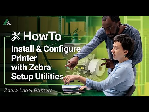 How To Install & Configure Zebra Barcode Printer with Zebra Setup Utilities
