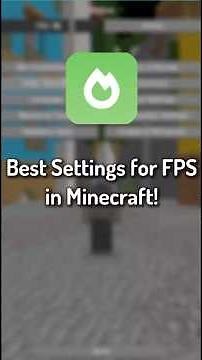 THE BEST Settings for HIGH FPS in Minecraft! | tridentt