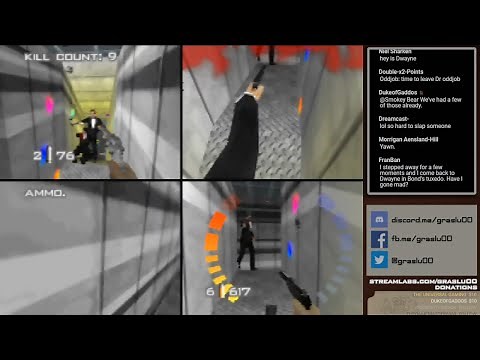 GoldenEye 007 N64 - Online Multiplayer - 1 vs 3