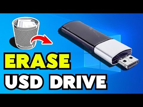 How to Completely Erase a USB Flash Drive & Delete All Files