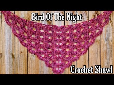 Easy Crochet Shawl Tutorial