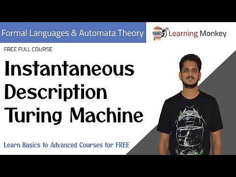 Instantaneous Description Turing Machine || Lesson 85 || Finite Automata || Learning Monkey ||