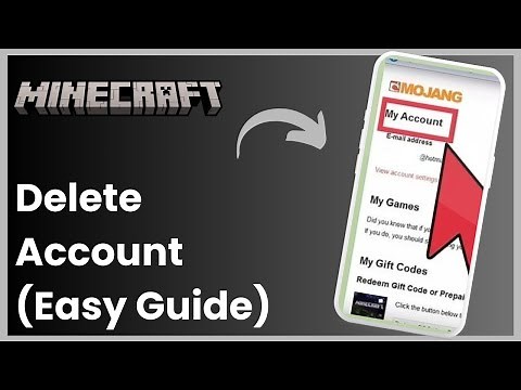 How To Delete Minecraft Account !