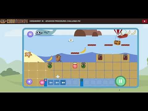 CodeMonkey Jr Advanced Procedures 12