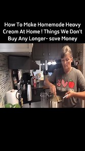 How To Make Homemade Heavy Cream At Home ! Things We Don’t Buy Any Longer- save Money #creatorsearchinsights #homemade #heavy #cream | Kjærlighethealth