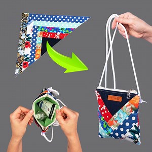 Easy patchwork bag for beginners! | Miarti - Wiederverwendung
