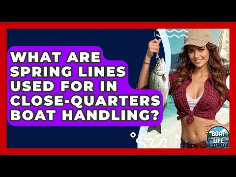What Are Spring Lines Used For In Close-quarters Boat Handling? - Boat Life Masters