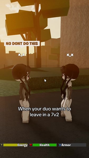 When Your Duo Wants to Leave in a 7v2 on Roblox
