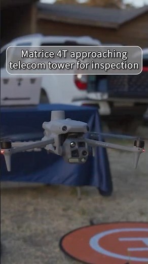 Telco Tower Drone Inspection from 10 Meters Away 🛜 DJI Matrice 4T