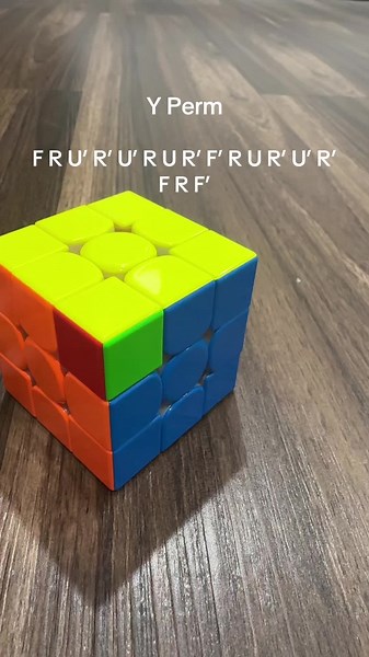 Mastering Y Perm on Rubik's Cube for Advanced Cubers