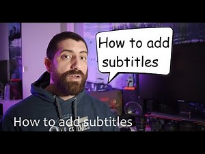 Adding subtitles to your videos: SUBTITLE EDIT