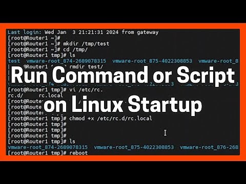 Run Application, Command or Script on Linux Startup | Linux Startup