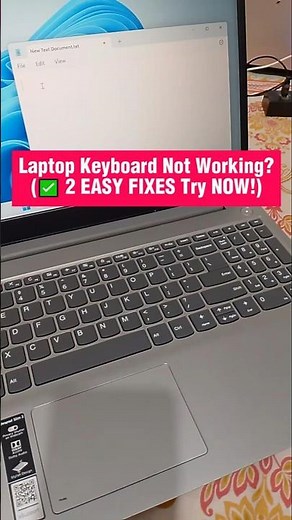 💻 Laptop Keyboard Not Working? FIX It in Seconds!