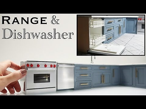 DIY Miniature Range and Dishwasher