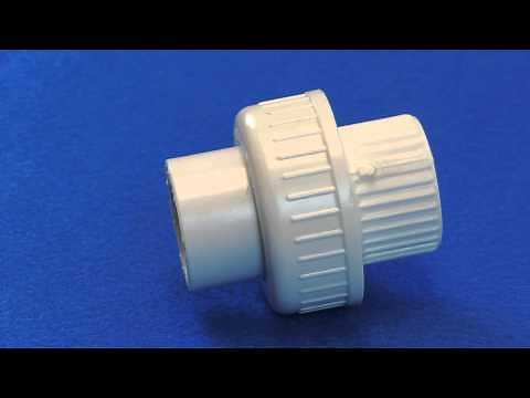 Union for Schedule 40 PVC Pipe ("O"-Ring Type) (Slip x Slip)