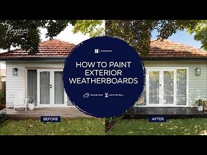 How to Paint Exterior Weatherboards