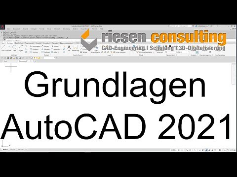 Autodesk AutoCAD 2021 Part 1 - Basic Training CAD Fundamentals German Training