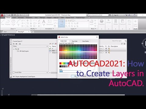 AutoCAD 2021 : How to Create Layers in AutoCAD