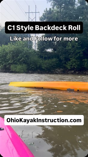 Quick video showing the C1 Style Back Deck Roll. Interested in learning how? Check out https://ohiokayakinstruction.com #Kayakroll #kayakrollpractice #eskimoroll #KayakTechnique #KayakTraining #WhitewaterSkills #WhitewaterRoll #WWKayaking @jackson.kayak | Eric Bartl
