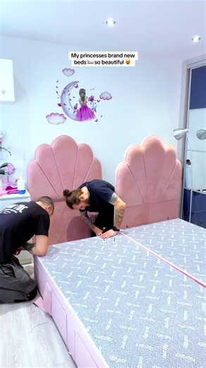 My princesses brand new beds 🛌 so beautiful 😻 #olivia_chukwu | beds