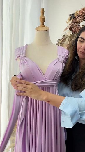 Style 79 Tutorial – Master This Unique Infinity Dress Look! 👗✨