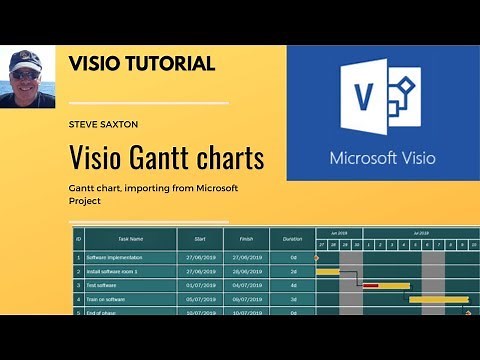 Microsoft Visio Gantt charts and importing data from Microsoft Project