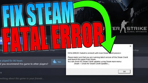 Fix: Steam FATAL ERROR: Failed To Connect - ComputerSluggish