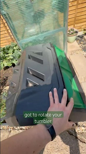 Why you should rotate your compost tumbler more often when in hot weather #compost #garden #tumbler