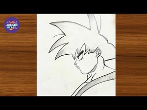 How to Draw Goku easy step by step | Easy drawing tutorial for beginners | Dragon Ball Z