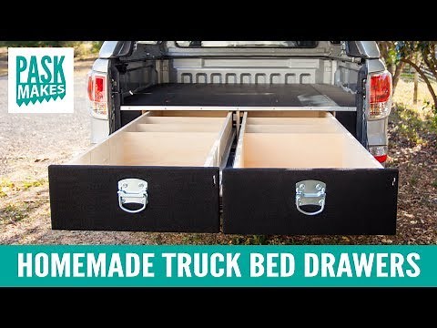 Homemade Truck Bed Drawers