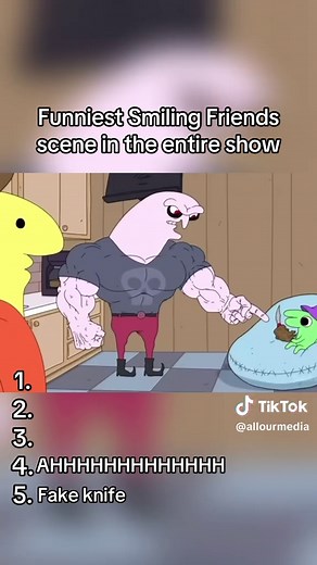 Hilarious Smiling Friends Scene Compilation