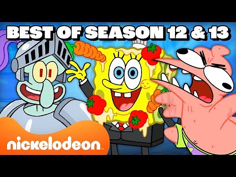SpongeBob's Best of Season 12 & 13 Marathon for 50 MINUTES! | Nicktoons