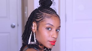 3 Box Braids Style Tutorials You Can Do Without Extensions - Naturally You