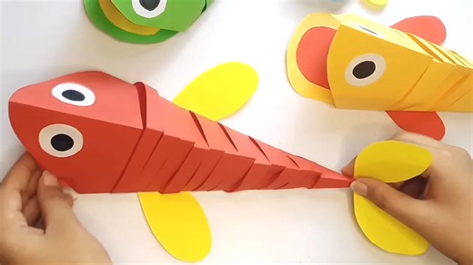 How to Make Cute Paper Fish | Simple & Creative Paper Craft Tutorial for Beginners