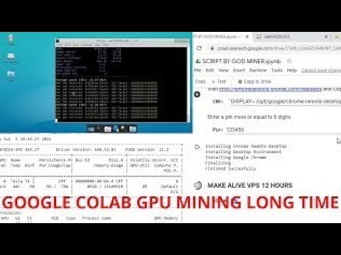 Google Colab GPU Mining Long runtime |script by God Miner | God Miner