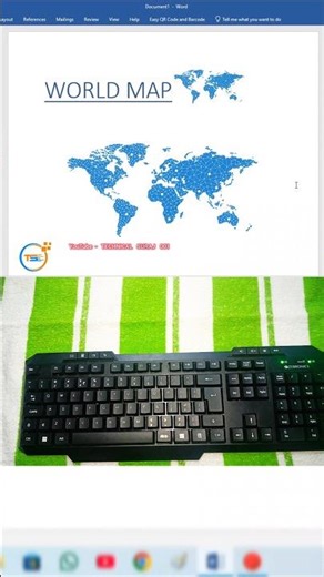 Draw a World Map in MS Word Using Just a Keyboard Shortcut – You Won’t Believe How Easy It Is! #map