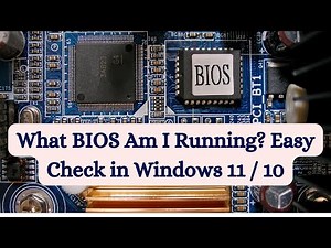 What BIOS Am I Running? Easy Check in Windows 11 (No Tools Needed)